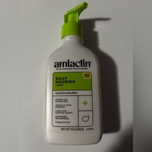 New Amlactin Unscented Body Lotion- Paraben & Sulfate free